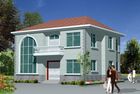 China Light  Steel Frame House / Prefabricated Houses For modern Villa factory